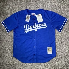 Mitchell & Ness Los Angeles Dodgers Jersey Mens Cooperstown Collection 44 LT NEW