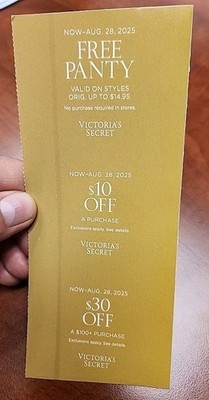 Victoria’s Secret PINK Coupons $10 OFF, & $30 OFF $100 - Through 8/28 ...