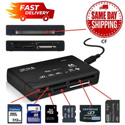 Speicherkartenleser All in One 1 USB Adapter SD SDHC Mini Micro M2 MMC XD CF MS