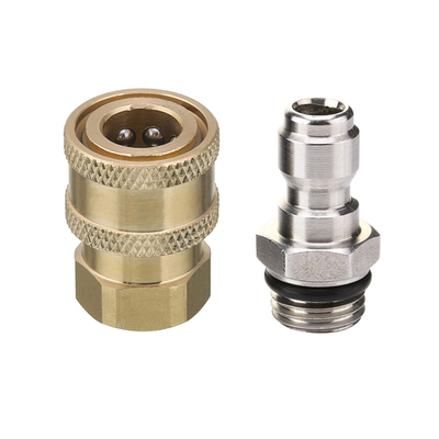 #ad Pressure Washer Adapter Set 1 4 Inch Quick Disconnect Kit 5000 PSI $17.92