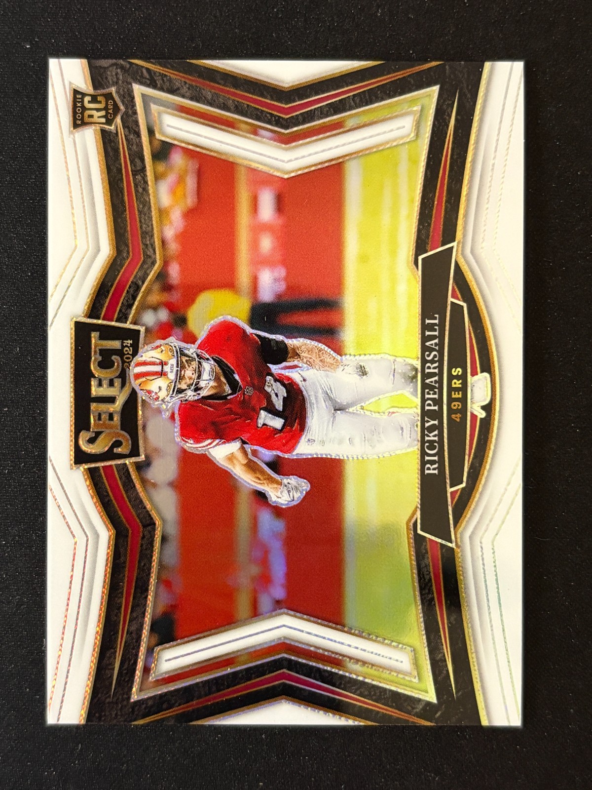 2024 Panini Select Ricky Pearsall Field Level White Prizm /35 Rookie SF 49ers