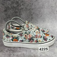Vans Era Sneakers Womens 8 Blue Garden Floral Print Low Top Skate VN0A4BV4V3F