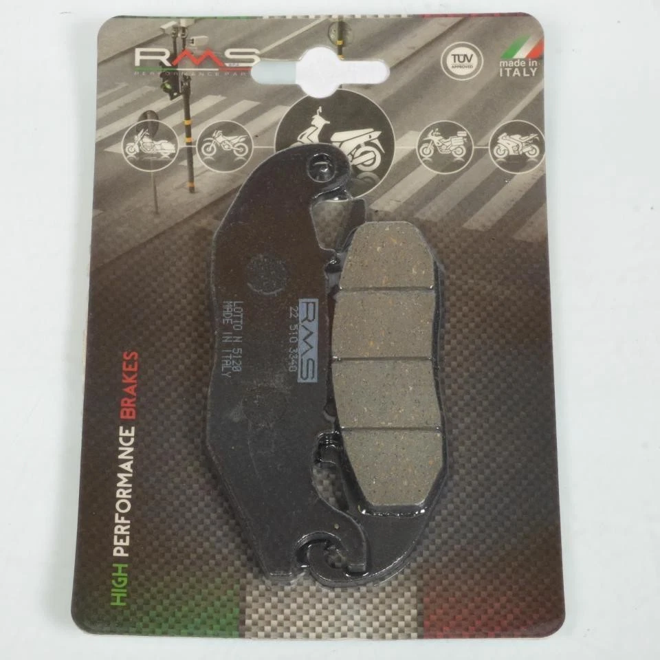 Plaquette de frein RMS pour Scooter Honda 125 PCX 2019 à 2022 AV Neuf