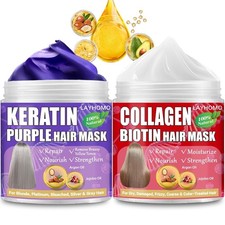 Tratamiento De Keratina En Crema Para Alisar El Cabello Hidrata Repara El Pelo Y