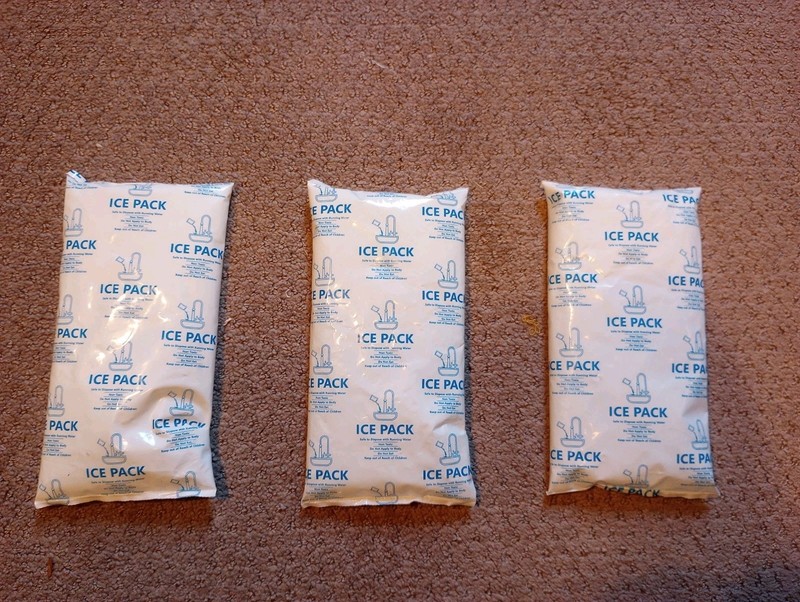 Soft Ice Packs - 3 Pack Reusable Used
