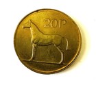 1988 Irish 20p Twenty-Pence Coin | Fine Collectable Grade — photo 2