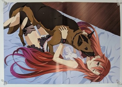 Creased H ga Dekinai Lisara / Campione! 2-sided Anime Promo Poster OOP