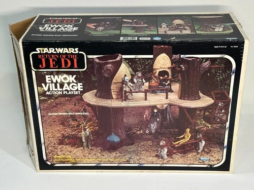 Vintage 1983 Kenner Star Wars Ewok Village Playset - Complete with Original Box