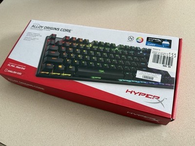 HyperX Alloy Origins Core Tenkeyless Mechanical Gaming Keyboard - RGB LED, Black