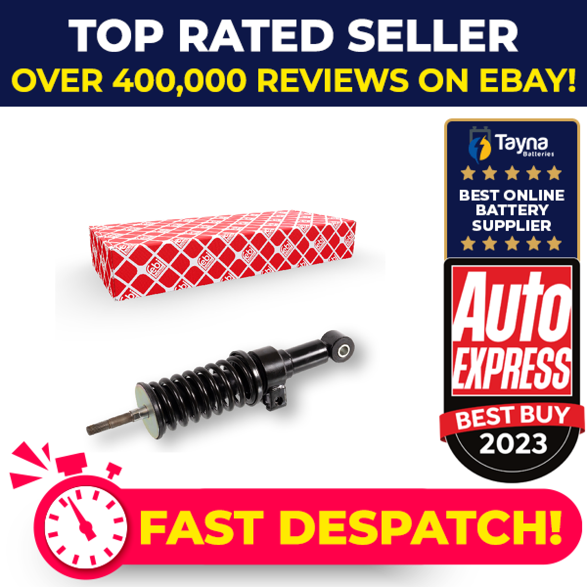 Cab Suspension Shock Absorber Rear 23638 Febi Damper Cabin 098408733 099438144