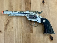 VTG 1962 NICHOLS COW PUNCHER Cap Gun Western Toy WORKS SINGLE ACTION Only