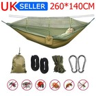 Outdoor Travel Camping Tent Hanging Hammock With Mosquito Net Double Person UK