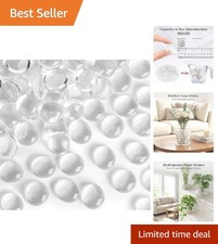 Versatile 1Lb Flat Glass Marbles - Ideal for Weddings, Gardens DIY Projects