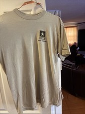 Tan U.s Army T-Shirt Size Xl Short Sleeve Made In USA