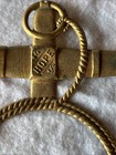 Vintage Brass Anchor Frame Decorative Accents  “HOPE” War Frame — photo 3