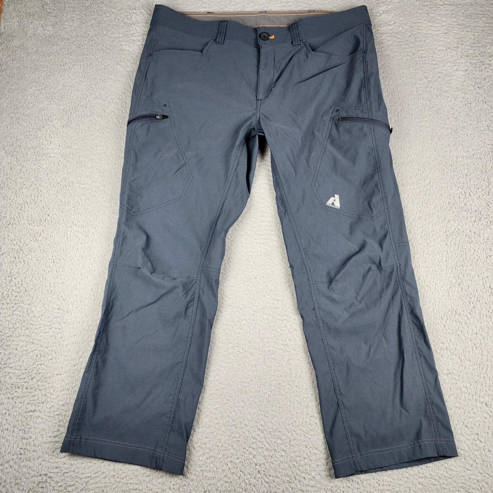 Eddie Bauer Pants Mens 40x30 Gray First Ascent Cargo Fishing Hiking Outdoor
