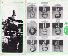 Luxemburg Tourist Map 1980s