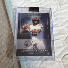 Wild Card Matte Metal Lanorris Sellers Autograph 1/1 Football Card