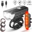 USB Rechargeable 700 Lumen LED Bike Light Set - Headlight & Taillight For Night Cycling