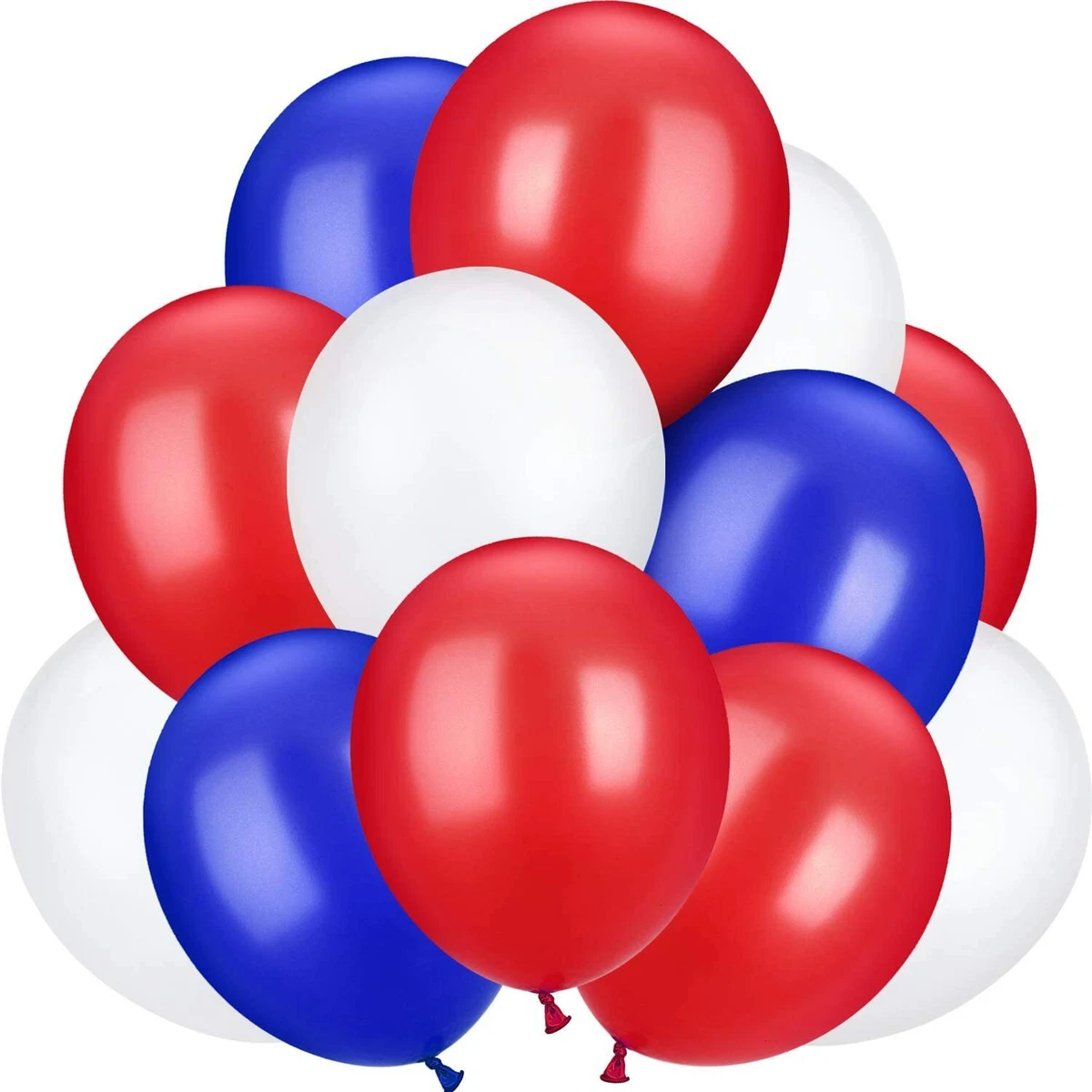 3 packs of 72 each Red White and Blue 12