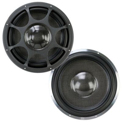 Morel Elate Carbon MW9 8-3/4'' Midwoofer Speakers 200W 4-Ohm Component Mid NEW