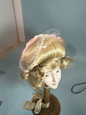 WEE 3 Collection Fashion Doll Wigs Size 10-11 Up Sweep With Wispy Curls Blonde