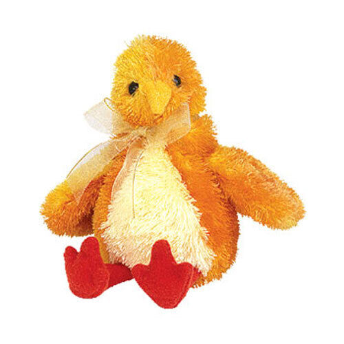 TY Basket Beanie Baby - CHICKIE the Chick (4.5 inch) - MWMT's Stuffed Animal Toy - Picture 1 of 1