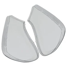 Clear PC Headlight Lens Cover Pair for Porsche Cayenne 957 2007-2010 Front L&R