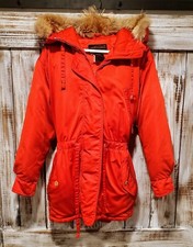 Vintage Eddie Bauer Women's Parka Puffer Winter Goose Down Filled S