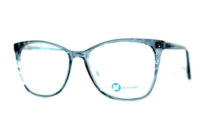 NEW MODERN OPTICAL IMMENSE TEAL CRYSTAL AUTHENTIC EYEGLASSES FRAMES 55-16-145MM