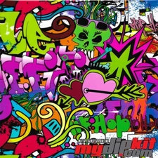 Hydrographics Film Hydro Dipping Water Transfer Print Film 913 Hip Hop Graffi