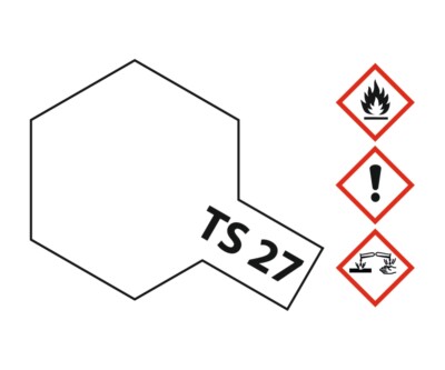 TAMIYA Acryl Sprüh Farbe TS-27 Weiss matt 100ml 85027