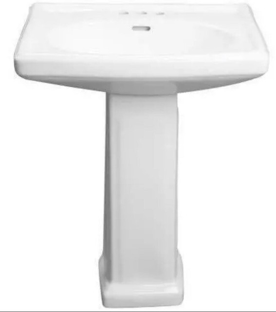 PROFLO Pf1011 Lavatory Pedestal Base Only (sink Separate) White for sale online eBay