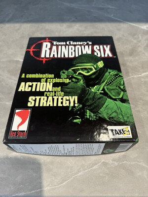 TOM CLANCY'S RAINBOW SIX 6 1998 PC SPIEL ORIGINAL SELTEN BIG BOX