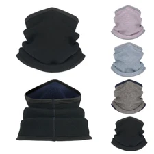 Winter Neck Warmer Soft Fleece Face Mask Scarf Cold Weather for Outdoor Sports