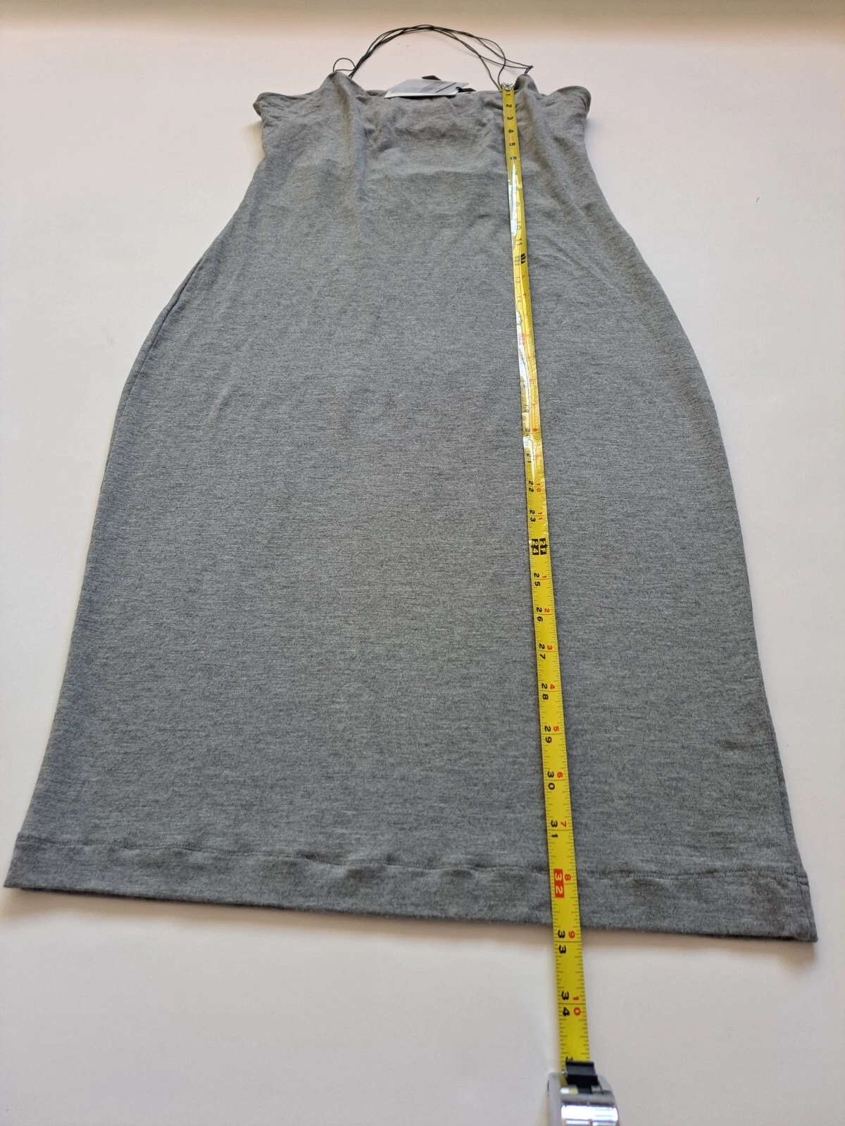 Abito Tank Cami con spalline Alexander Wang nuovo grigio erica taglia S