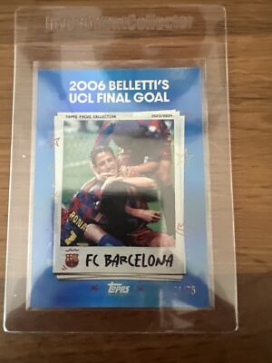 Topps Fc Barcelona Focus 2023/24 - 2006 Belletti s UCL final goal /75