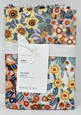 New Pottery Barn Amelia Floral 2 King Shams