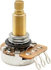 4x TAOT Custom CTS 525K Pot 3/4” Long Split Shaft Audio Taper 10% Tolerance