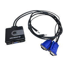 IOGEAR GCS42UW6 2-Ports External KVM switch with USB