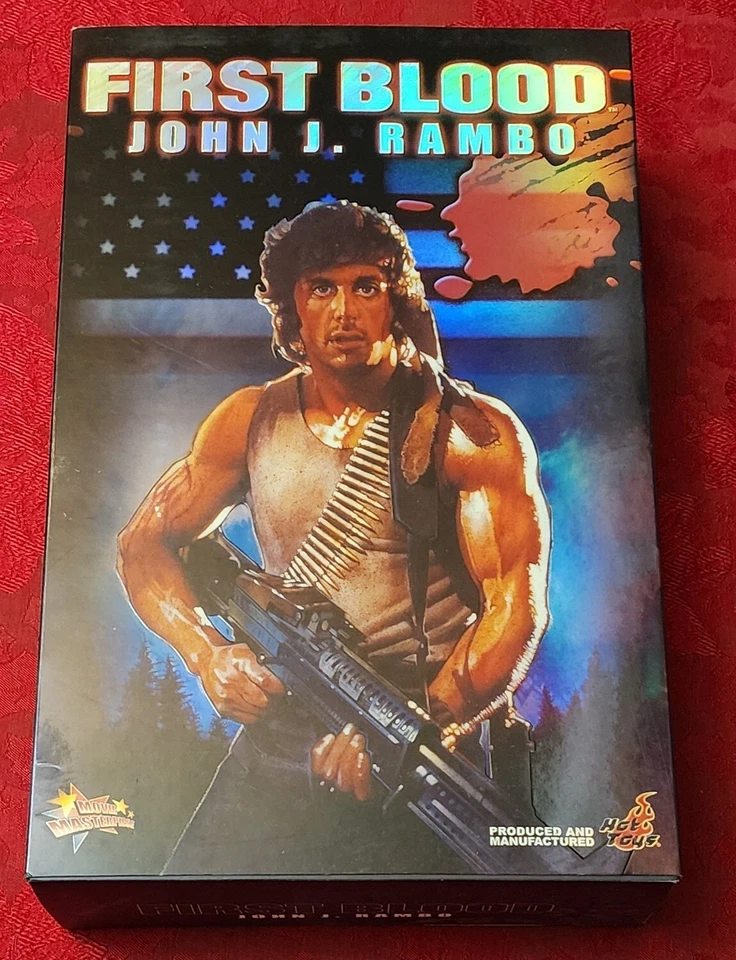 🔥 Figura de acción Hot Toys MMS21 First Blood John J. Rambo NUEVA sellada original  Foto 2 de 4