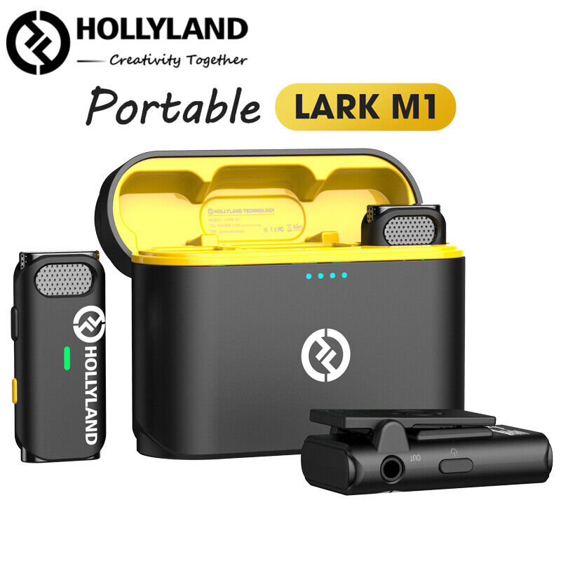HOLLYLAND LARK M1 Duo 2.4Ghz 650ft Wireless Lavalier HOLLYLAND LARK M1 Duo 2.4Ghz 650ft Wireless Lavalier