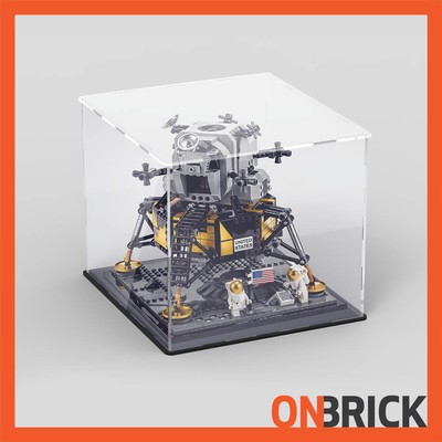 lego lunar lander display case