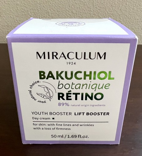Miraculum Bakuchiol Botanique Retino Youth Booster Lift Anti Aging Day Cream NEW