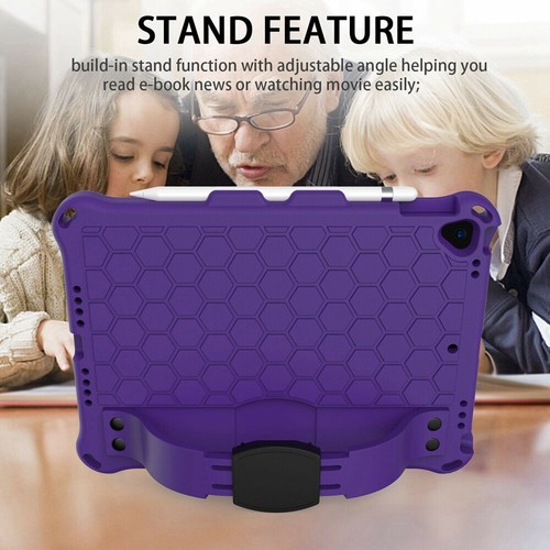 Rubber Stand Case Cover With Strap For iPad Mini Air Pro 1 2 3 4 5/6/7/8/9th Gen - Picture 59 of 84
