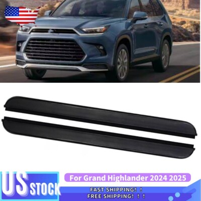 2PCS Side Steps Nerf Bars Running Board For 2024-2025 Toyota Grand Highlander US