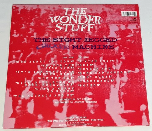 THE WONDER STUFF - LP - THE EIGHT LEGGED GROOVE MACHINE - AUSSIE - Picture 2 of 4