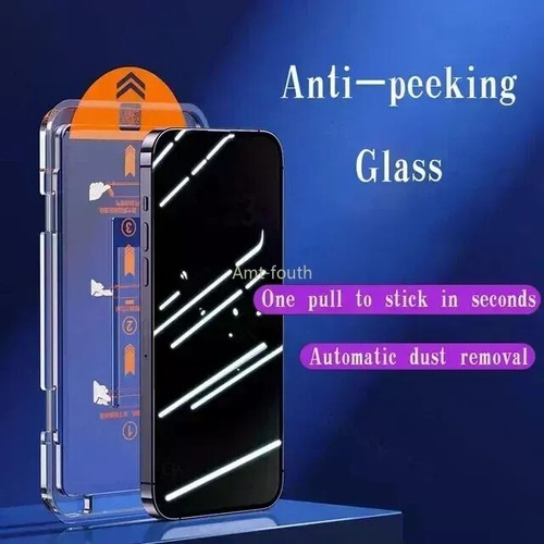 2PCS Clear/Privacy Screen Protector Easy Installation Tool For iPhone 16 Pro Max - Picture 14 of 19