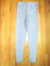 Plus Size Shiny Silver/Gray Spandex High Waist Jazz Dance Tights Sz 2XL-Tall New