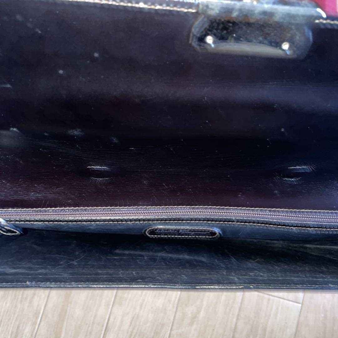 Salvatore Ferragamo Business Bag A4 Leather Brown men's USED Salvatore Ferragamo Business Bag A4 Leather Brown men's USED